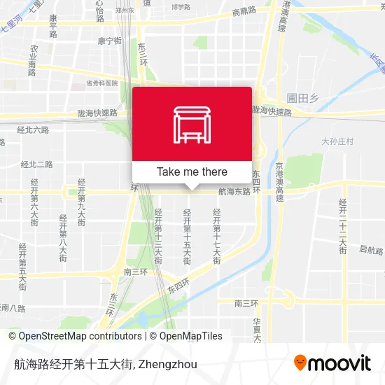 航海路经开第十五大街 map