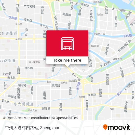 中州大道纬四路站 map