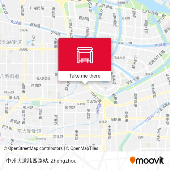 中州大道纬四路站 map
