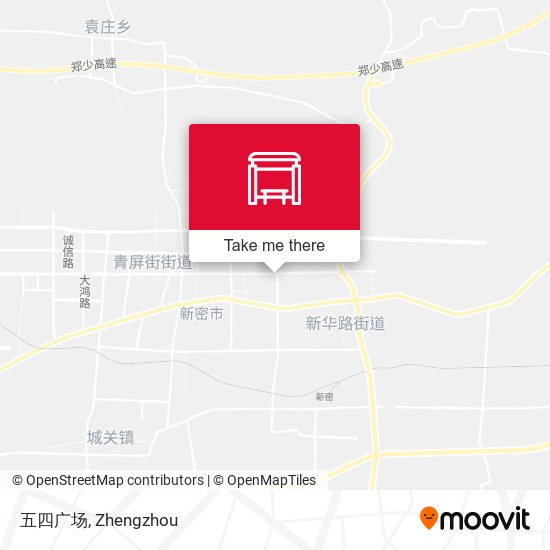 五四广场 map