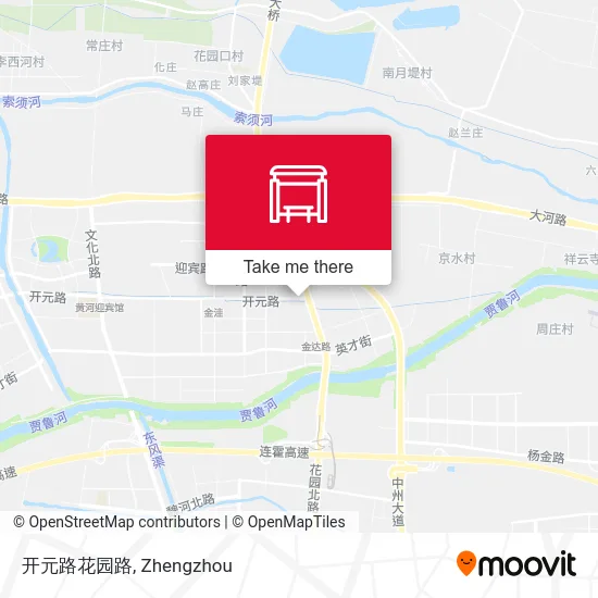 开元路花园路 map