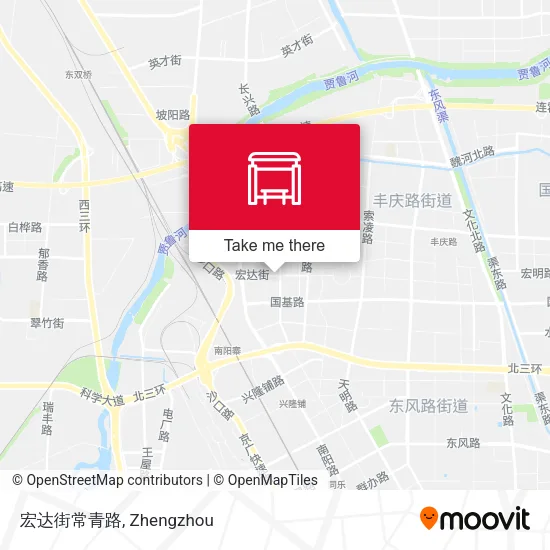 宏达街常青路 map