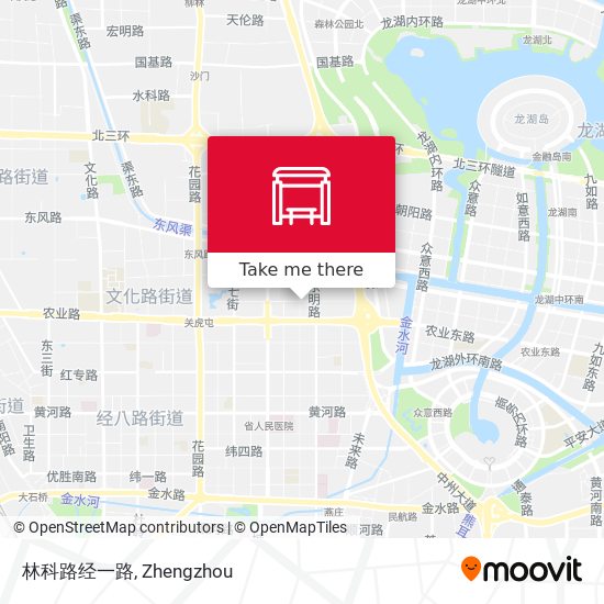 林科路经一路 map