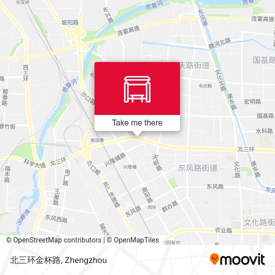 北三环金杯路 map