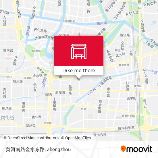 黄河南路金水东路 map