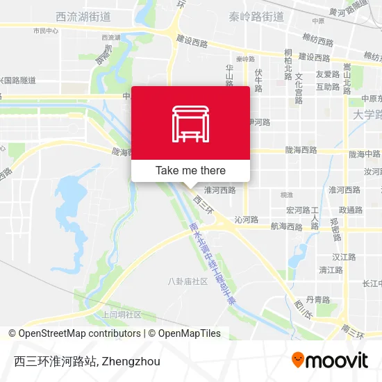 西三环淮河路站 map