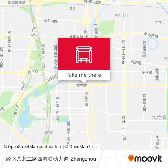 经南八北二路四港联动大道 map