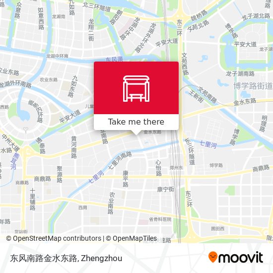 东风南路金水东路 map
