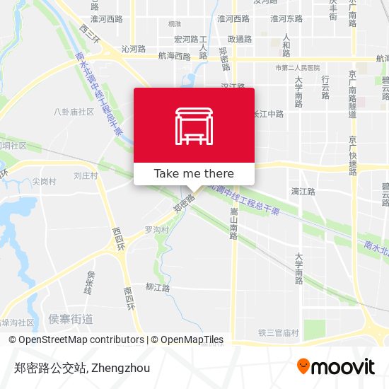 郑密路公交站 map