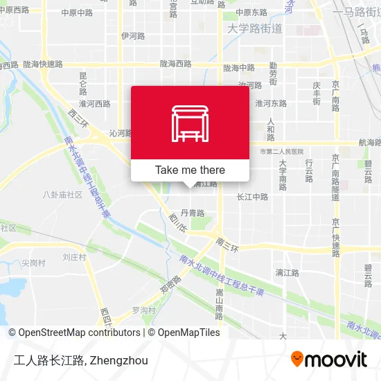 工人路长江路 map