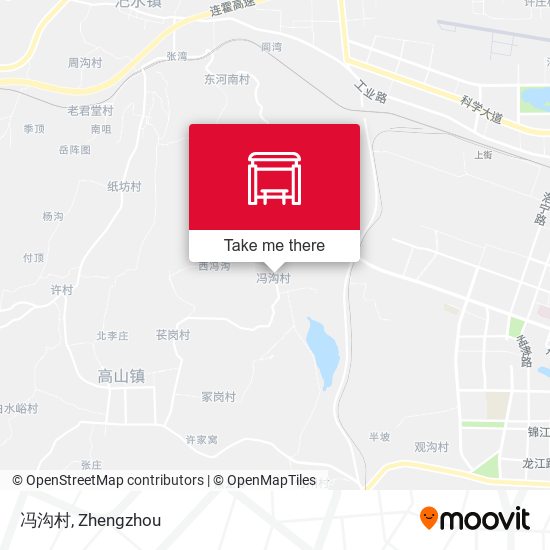 冯沟村 map