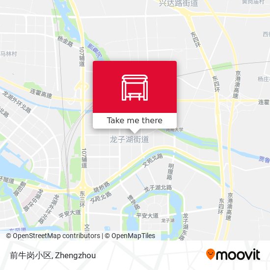前牛岗小区 map