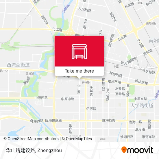 华山路建设路 map