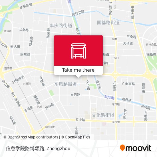 信息学院路博颂路 map