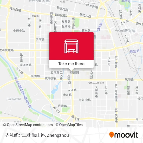 齐礼阎北二街嵩山路 map