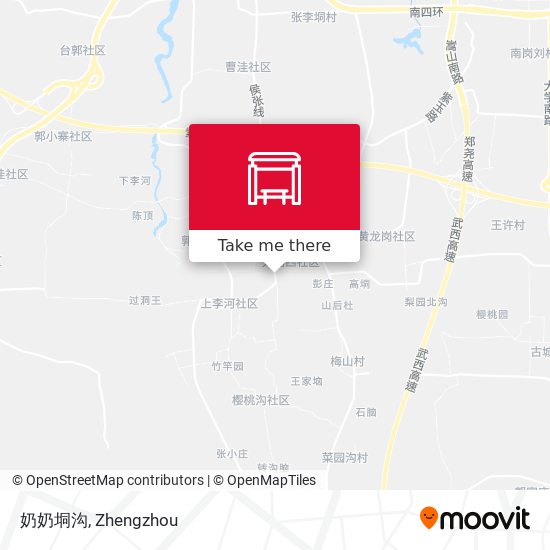 奶奶垌沟 map