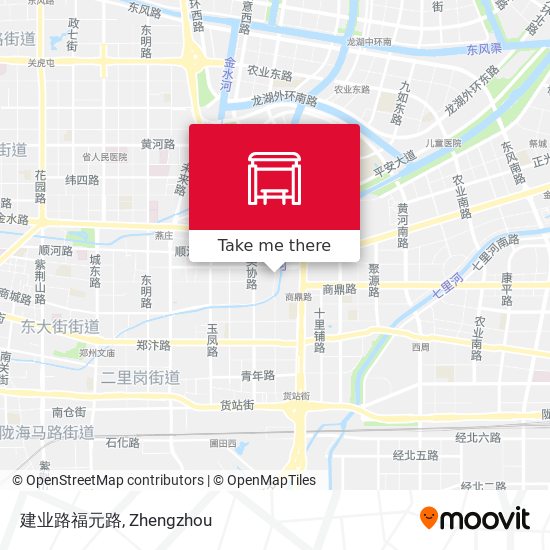 建业路福元路 map