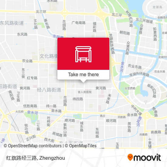 红旗路经三路 map