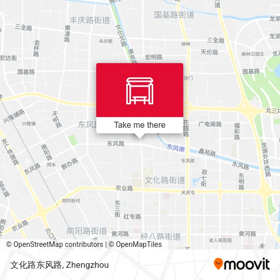 文化路东风路 map