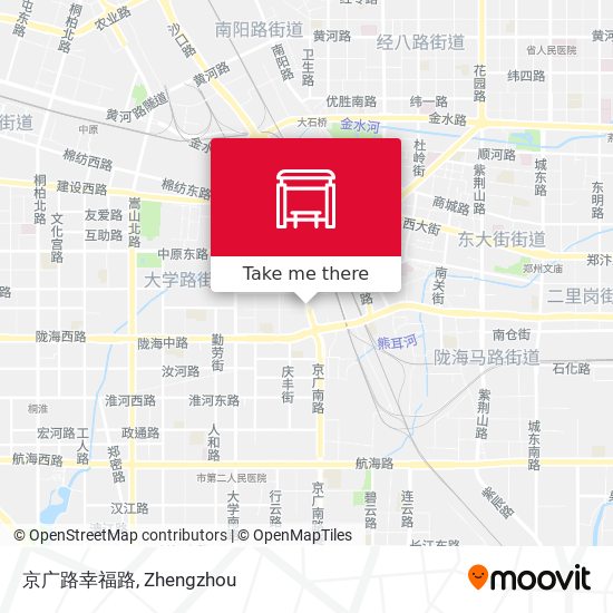 京广路幸福路 map