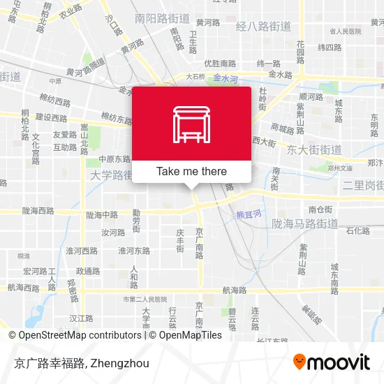 京广路幸福路 map