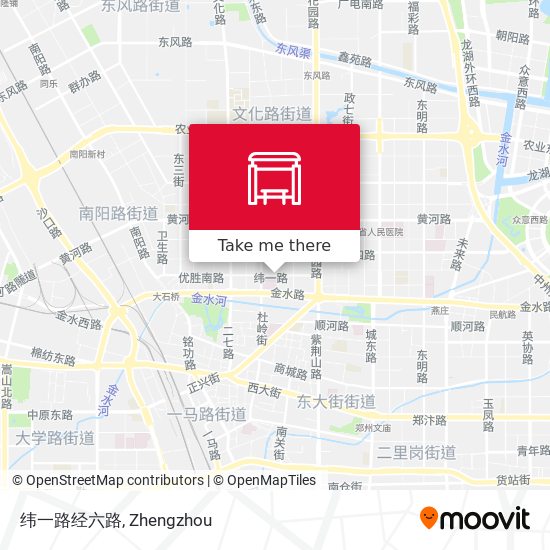 纬一路经六路 map