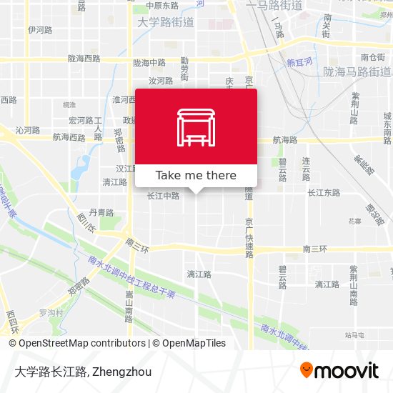 大学路长江路 map