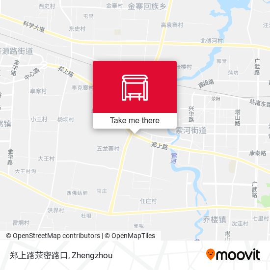 郑上路荥密路口 map