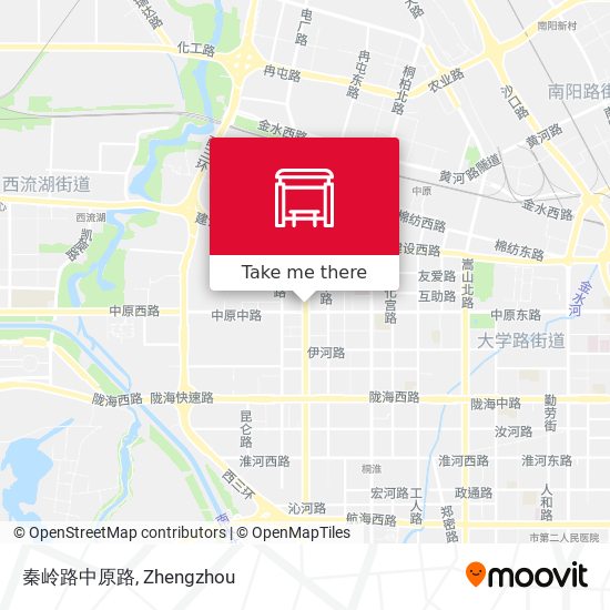 秦岭路中原路 map