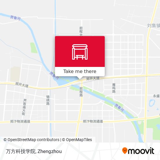 万方科技学院 map