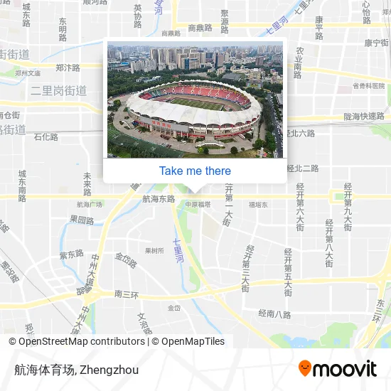 航海体育场 map