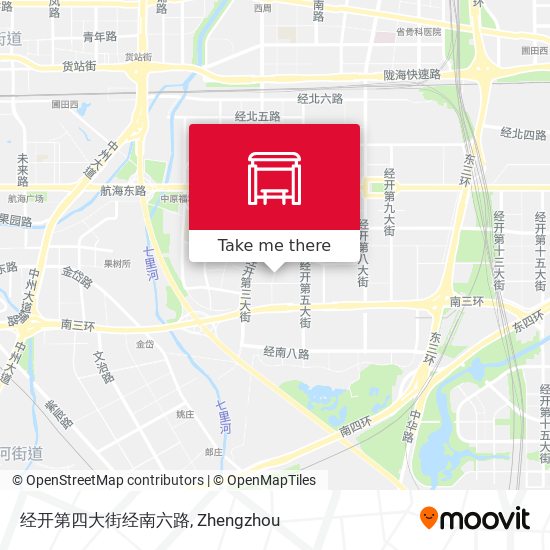 经开第四大街经南六路 map
