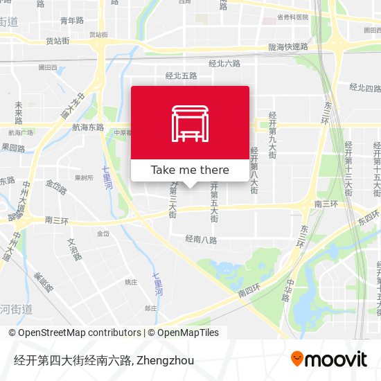 经开第四大街经南六路 map