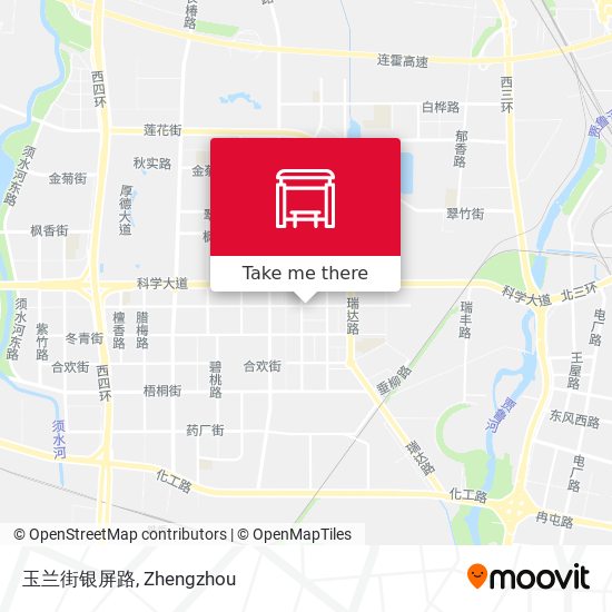 玉兰街银屏路 map