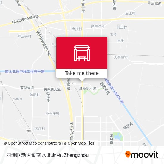 四港联动大道南水北调桥 map