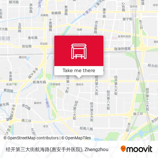 经开第三大街航海路(惠安手外医院) map