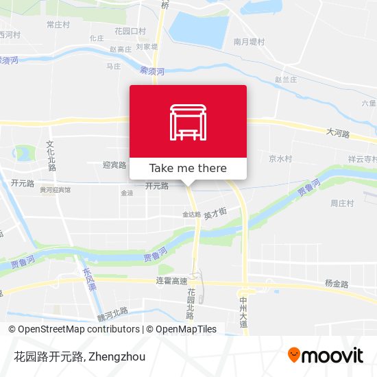 花园路开元路 map