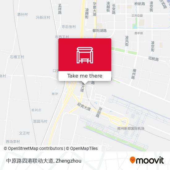 中原路四港联动大道 map