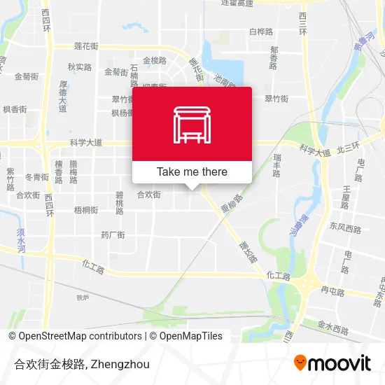 合欢街金梭路 map