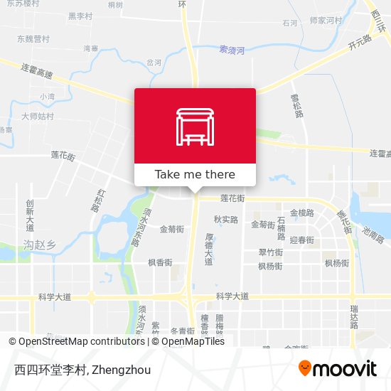 西四环堂李村 map