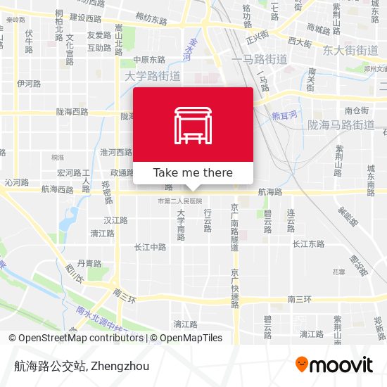 航海路公交站 map