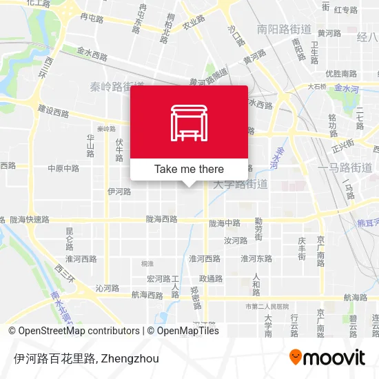 伊河路百花里路 map