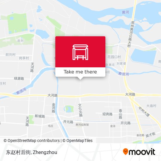 东赵村后街 map