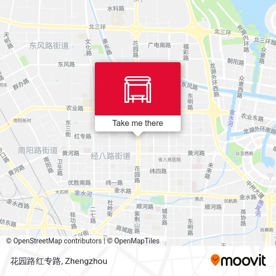 花园路红专路 map