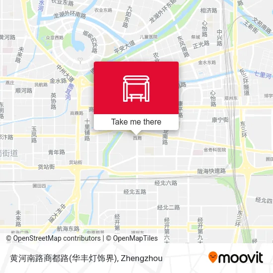 黄河南路商都路(华丰灯饰界) map