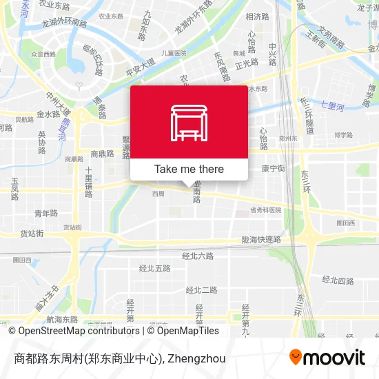 商都路东周村(郑东商业中心) map