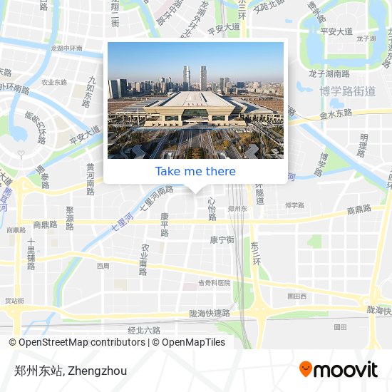 郑州东站 map