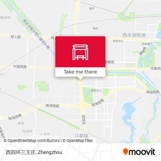 西四环三王庄 map