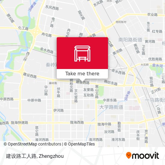 建设路工人路 map