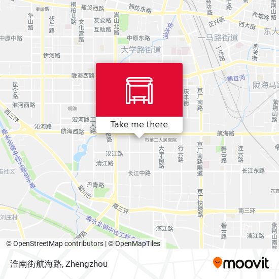 淮南街航海路 map